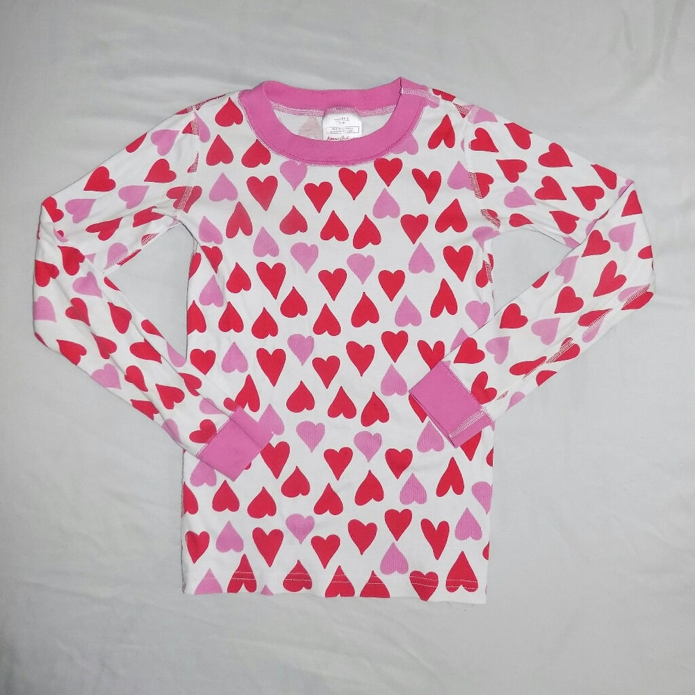 Hanna Andersson Long Sleeve Shirt Hearts Organic